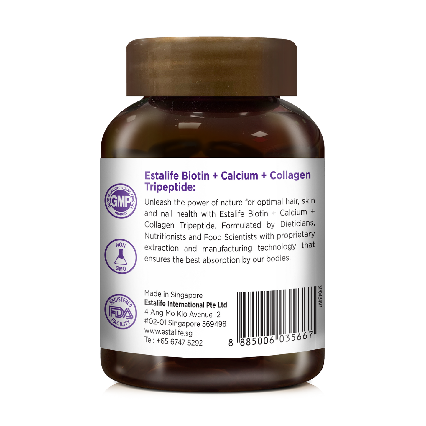 Estalife Biotin+ Calcium + Collagen Tripeptide