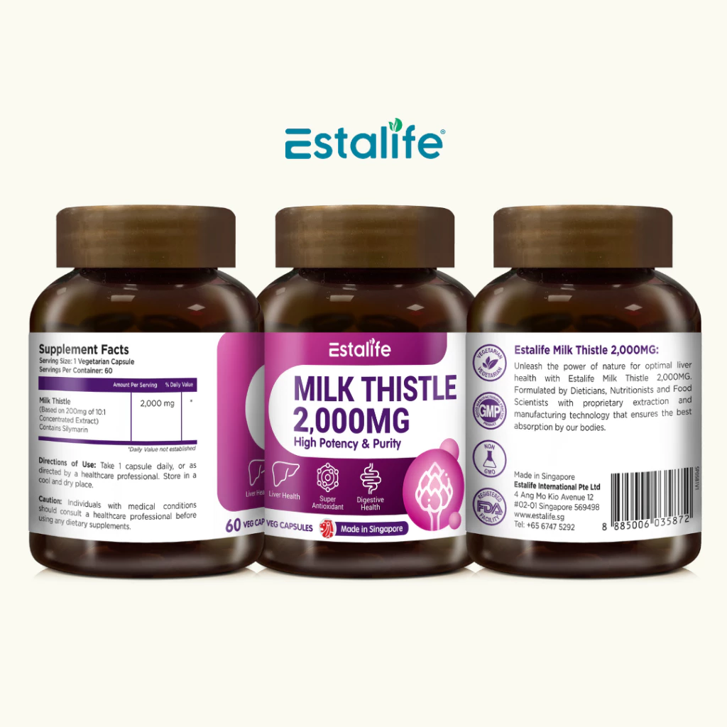 Estalife Milk Thistle 2000MG